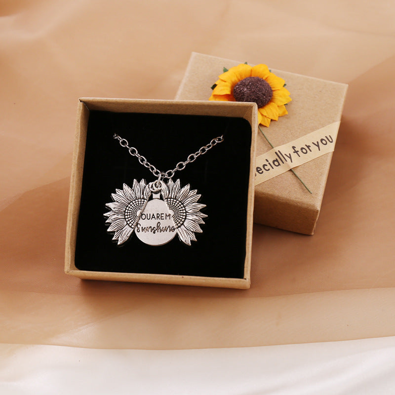 Sunflower Halsband "You Are My Sunshine"