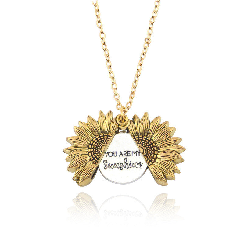 Sunflower Halsband "You Are My Sunshine"