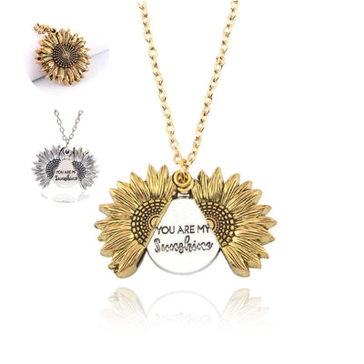 Sunflower Halsband "You Are My Sunshine"