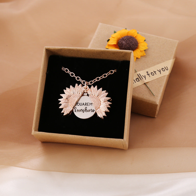 Sunflower Halsband "You Are My Sunshine"