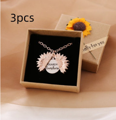 Sunflower Halsband "You Are My Sunshine"