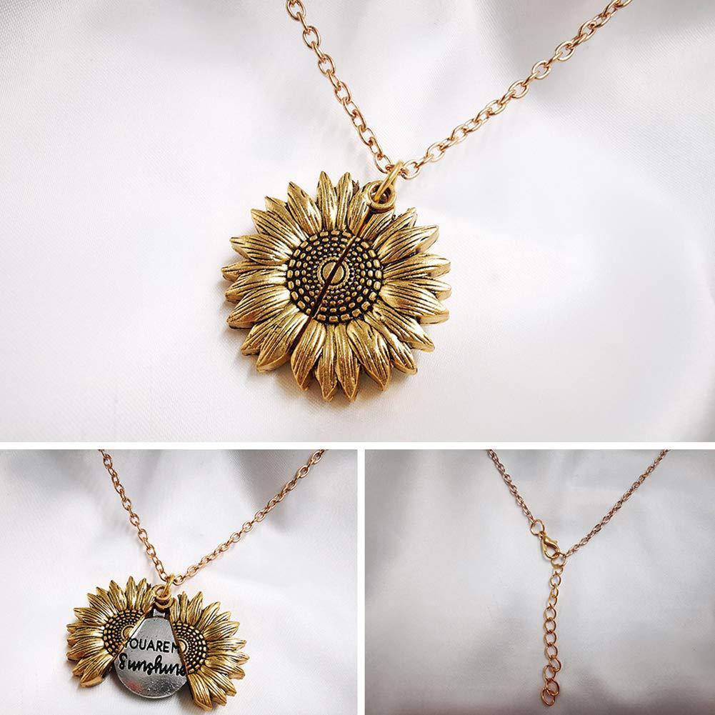 Sunflower Halsband "You Are My Sunshine"